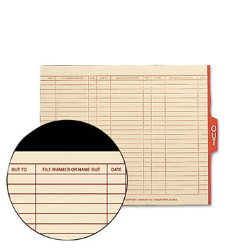 Smead® Manila Out Guides With Printed Form, 1-5-cut End Tab, Out, 8.5 X 11, Manila, 100-box freeshipping - TVN Wholesale